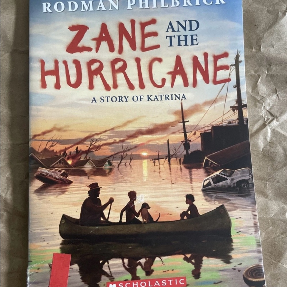 Zane and the Hurricane Book by Scholastic